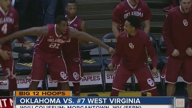 Oklahoma knocks off 7th-ranked West Virginia in OT, 89-87