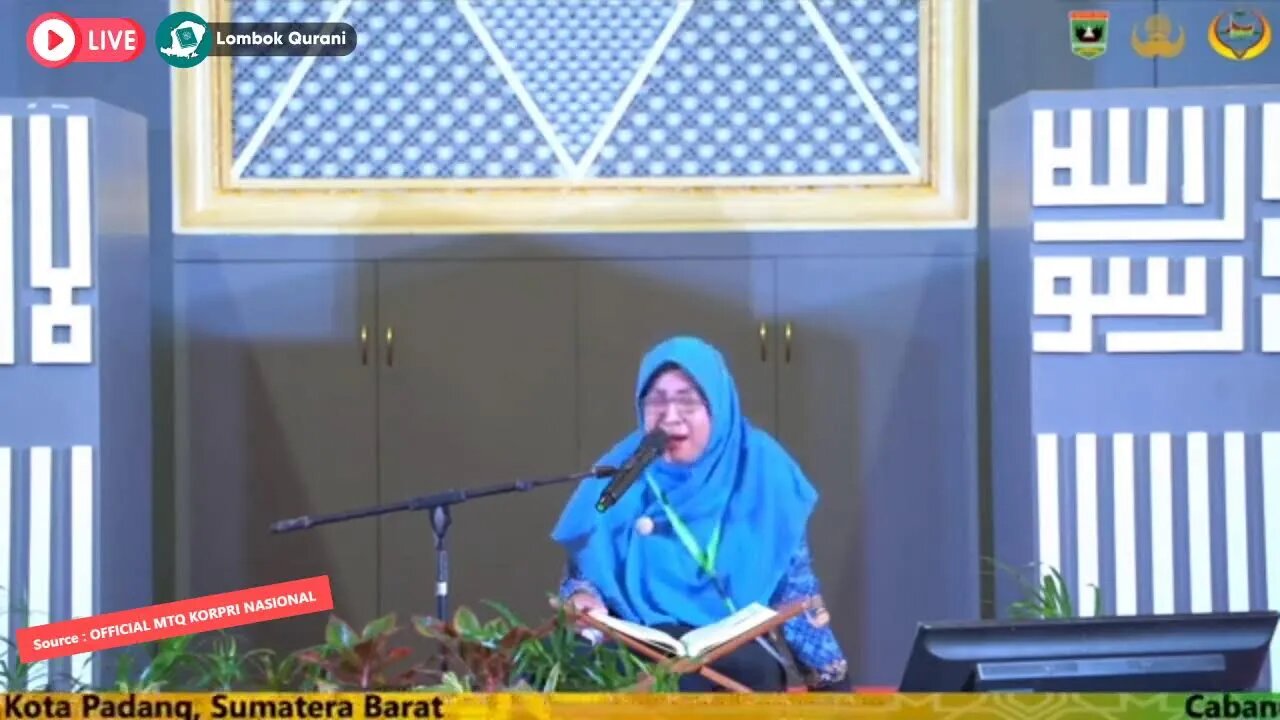 🔴LIVE MTQ KORPRI TINGKAT NASIONAL KE VI TAHUN 2022 SUMBAR | CABANG TILAWAH AL-QUR'AN #2