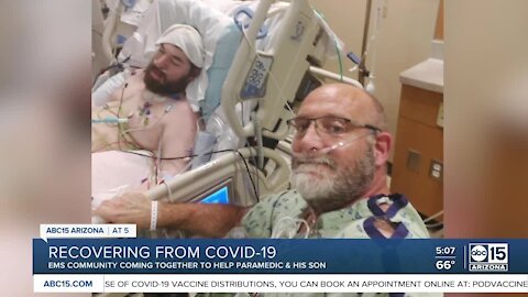 EMS community helps paramedic as he and his son battle COVID-19