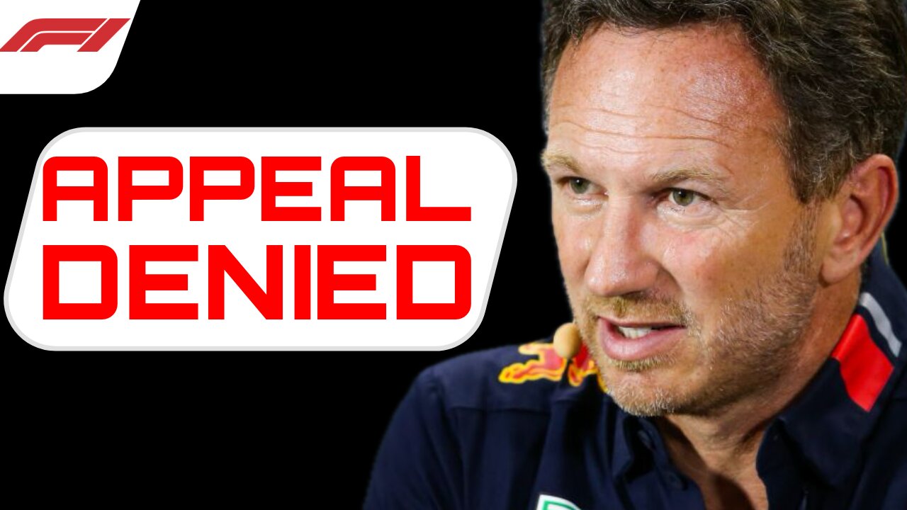 Female’s Appeal AGAINST Christian Horner DENIED!