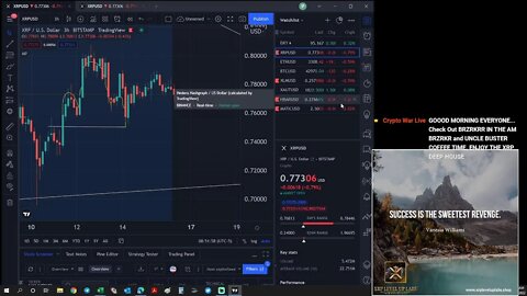 XRP MUSIC LOUNGE PRICE CHART LIVE STREAM XRP PRICE