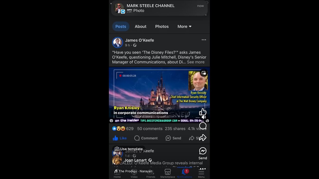 James Okeeffe exposing Disney lbgt top of the staff