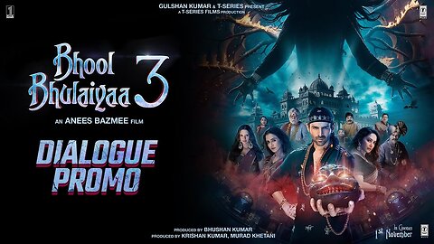 Bhool Bhulaiyaa 3 | Dialogue Promo | Kartik Aaryan | Vidya,Madhuri,Triptii | Anees B | Bhushan K 