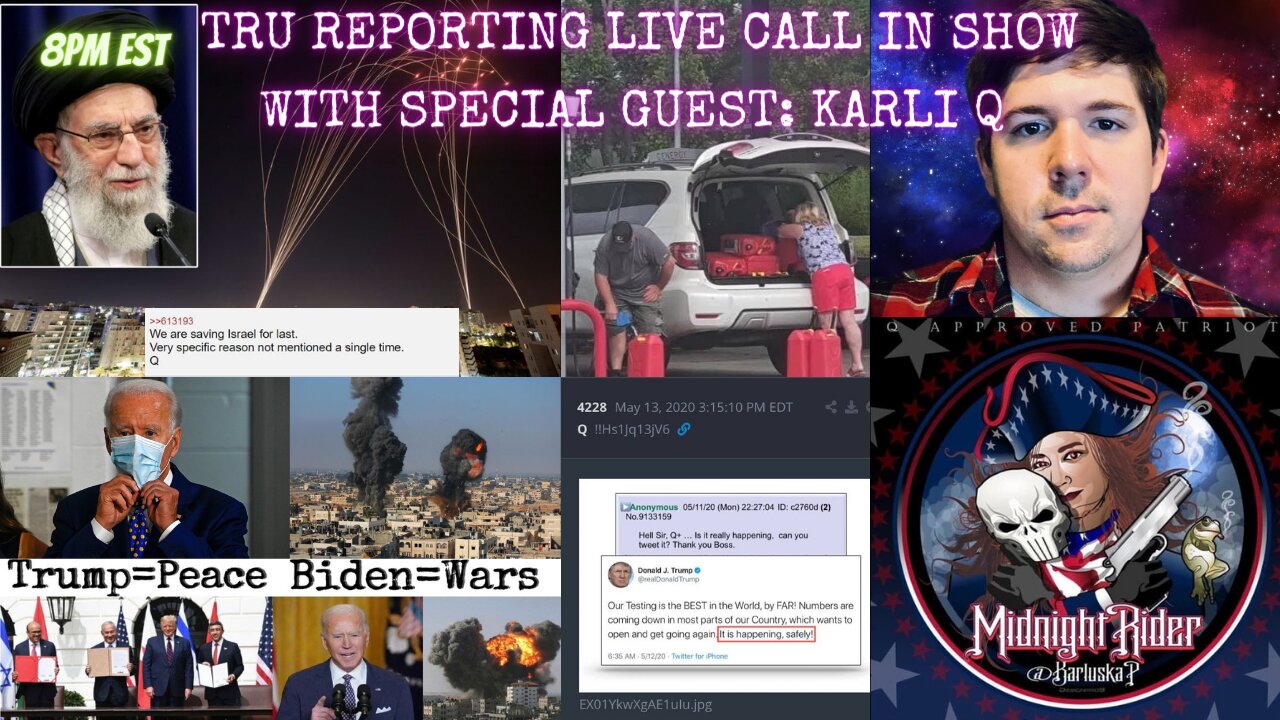 TRU REPORTING LIVE CALL IN SHOW with Special Guest Karli Q!