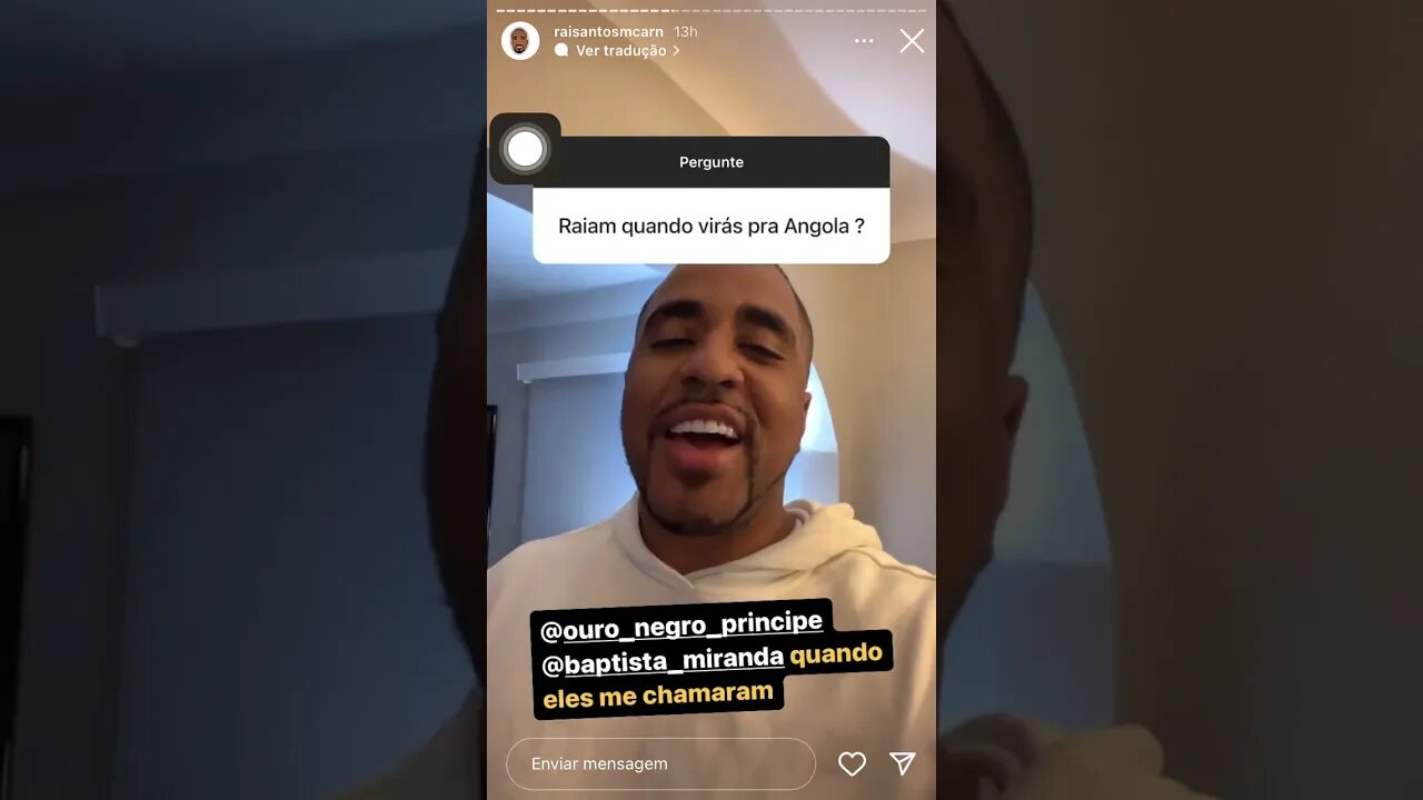Raiam vai para angola | Raiam Santos