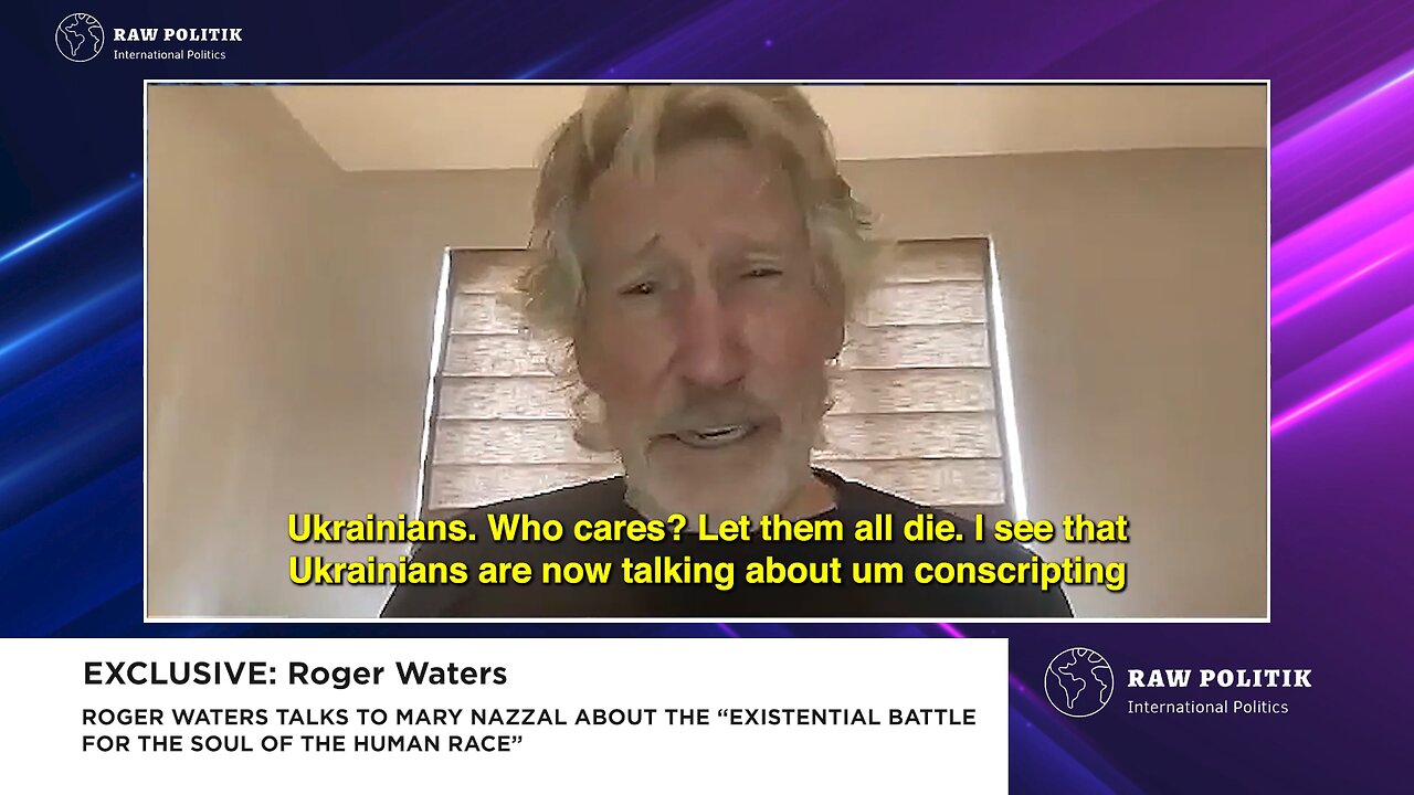 Roger Waters: Who cares about Ukrainians?