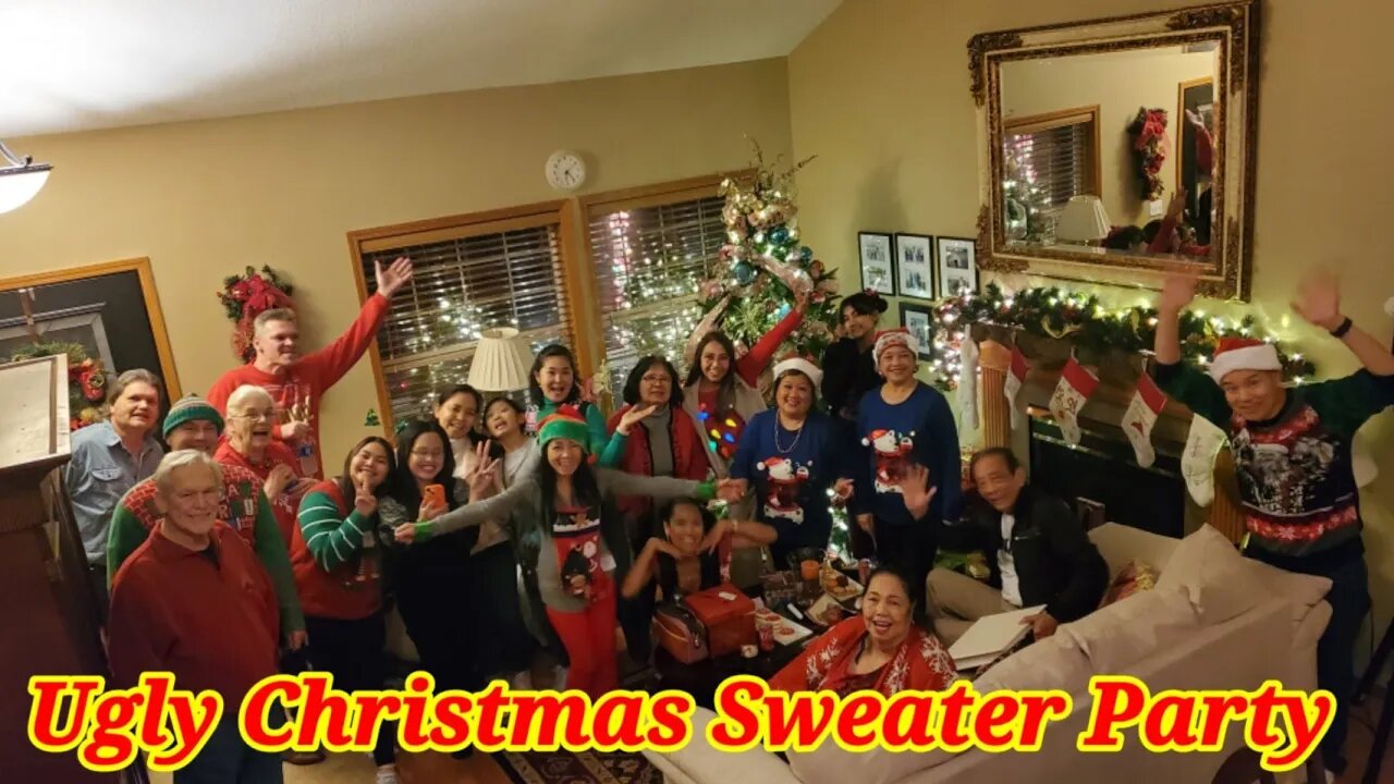 Filipina in USA/ Ugly Christmas Sweater Party π Oregon πΊπΈ