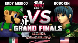 FPS6 Online Grand Finals - CG LFG | Eddy Mexico (Luigi) vs. KoDoRiN (Marth) - Smash Melee