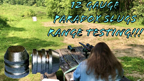 12 Gauge Svarog Paradox Slugs Range Testing!!!