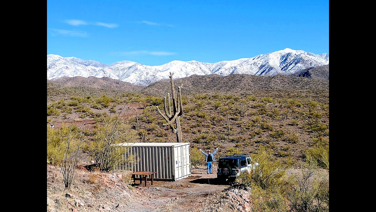 Snow in the Arizona Desert - Feb 2021