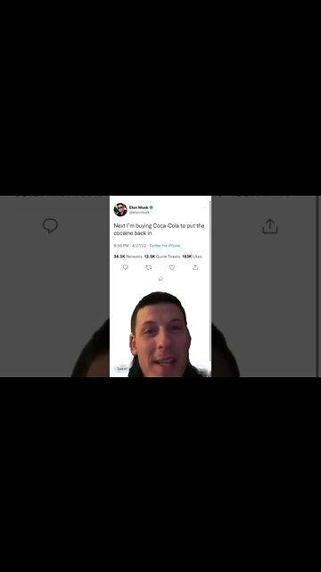 Elon Must Buying Coco Cola😂