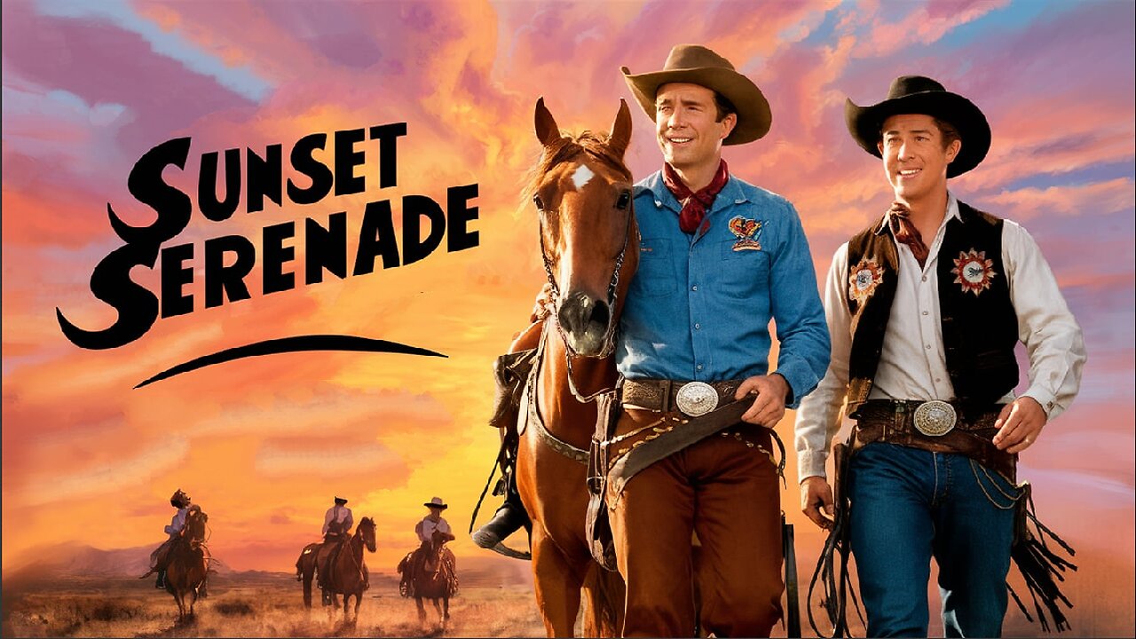 SUNSET SERENADE (1942) Roy Rogers, George 'Gabby' Hayes & Bob Nolan | Musical, Western | B&W