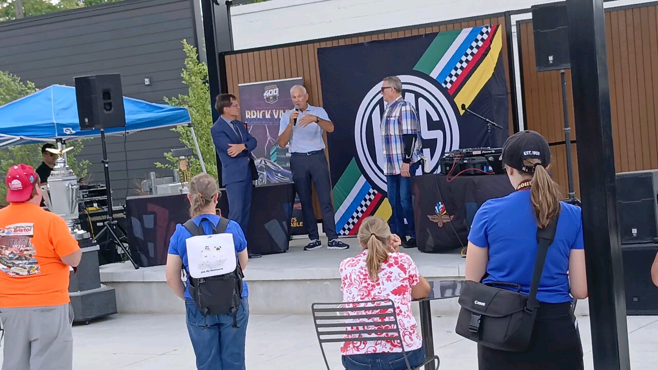 Dale Jarrett and Todd Parrot Talking about starting the kiss the brick tradition