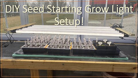 TNT #220: DIY "Cheap" Greenhouse Amazon Grow Light & Heat Mat Set Up