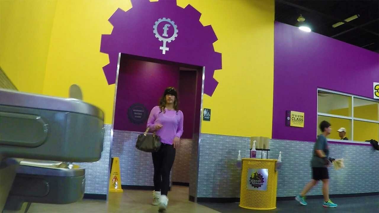 HIDDEN CAM: Cross-Dressing At Planet Fitness!