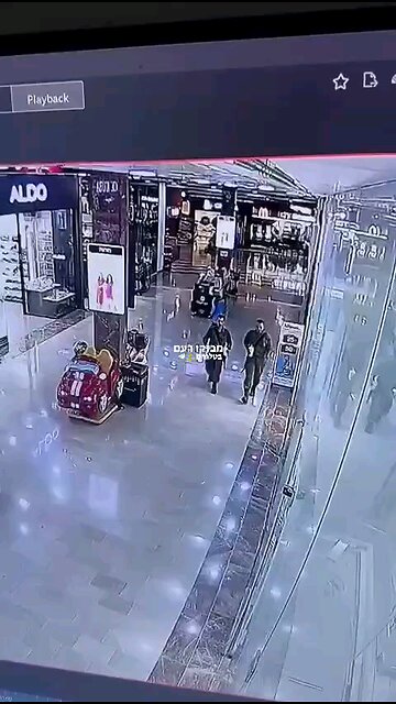 Feel Safe going to the mall? Israelis don't! Another stabbing terror attack by an Arab Civilian!