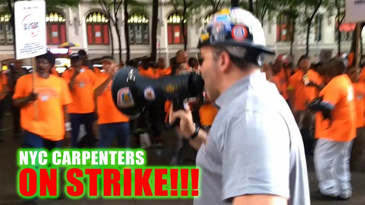 Carpenters PROTEST NYCEDC