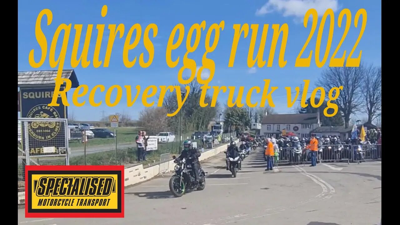 Egg Run support vehicle for Squires cafe 2022 Vlog Breakdown truck