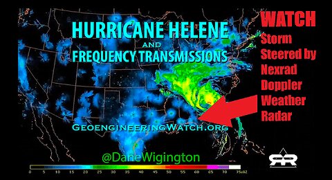 WATCH Hurricane Helene Steered by Nexrad Doppler Weather Radar Network!