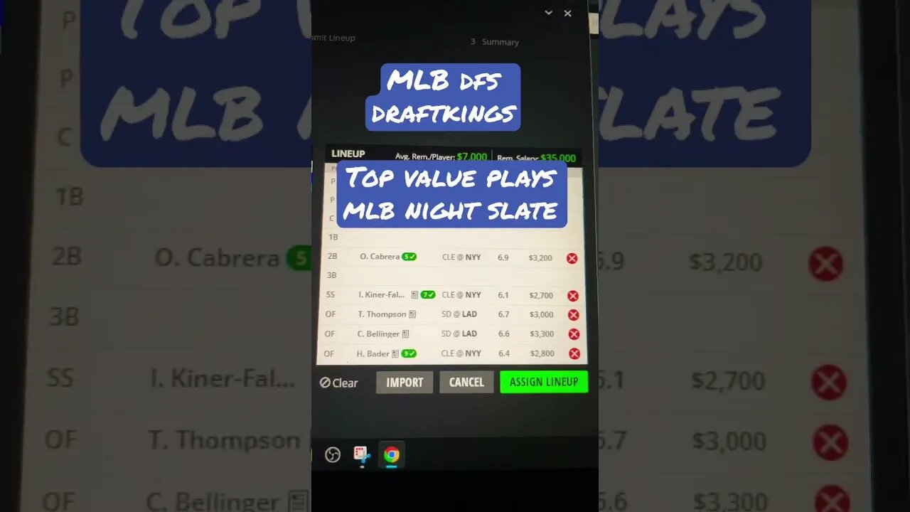Dreams VALUE Picks MLB DFS Today Night Slate 10/11 Daily Fantasy Sports Strategy DraftKings Playoffs