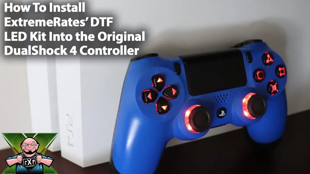 How to Install The ExtremeRate DTFS LED Kit into the Original DualShock 4 PS4 Controller