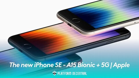 The new iPhone SE - A15 Bionic + 5G | Apple