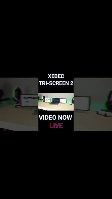 Xebec Tri-Screen Monitors - Add Three Monitors To any Windows or Mac Laptop
