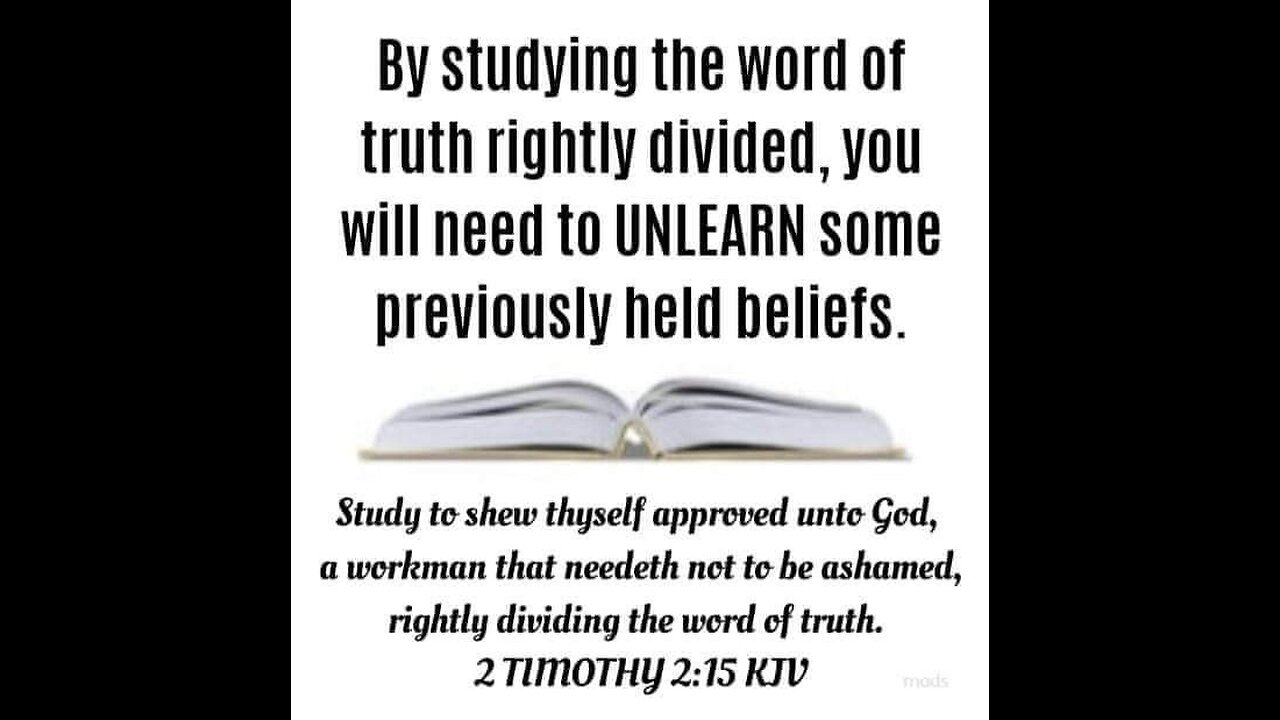 Rightly Dividing the word of truth