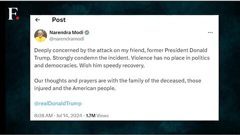 World Leaders Condemn Assassination Attempt on Donald Trump, Express Solidarity