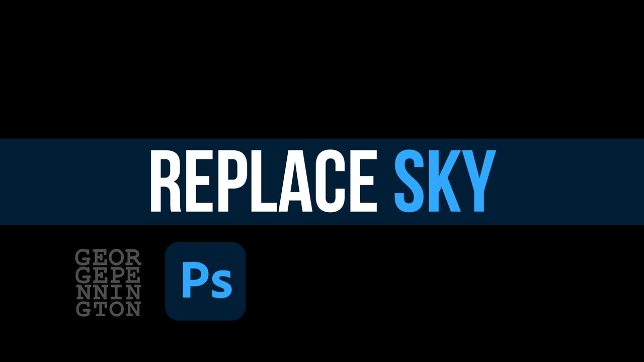 Sky Replacement using Adobe Photoshop