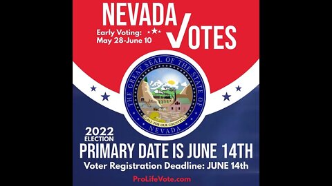 Nevada Voter Registration Deadline and Primary Date