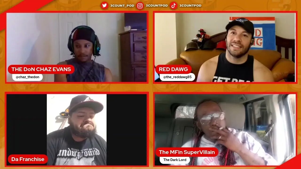 The 3 Count Podcast Presents Chaz and Friends - The One That Went Off The Rail Right Off The Jump