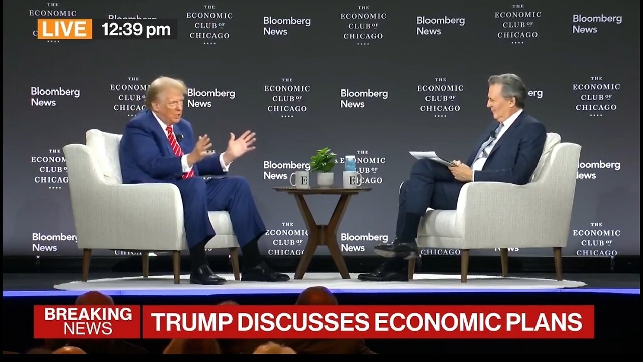 Trump RIPS Bloomberg Host's Peaceful Transfer Of Power Question