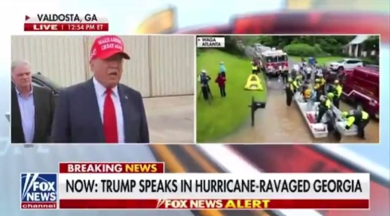 Trump: Biden, Harris Are Ignoring Hurricane Helene