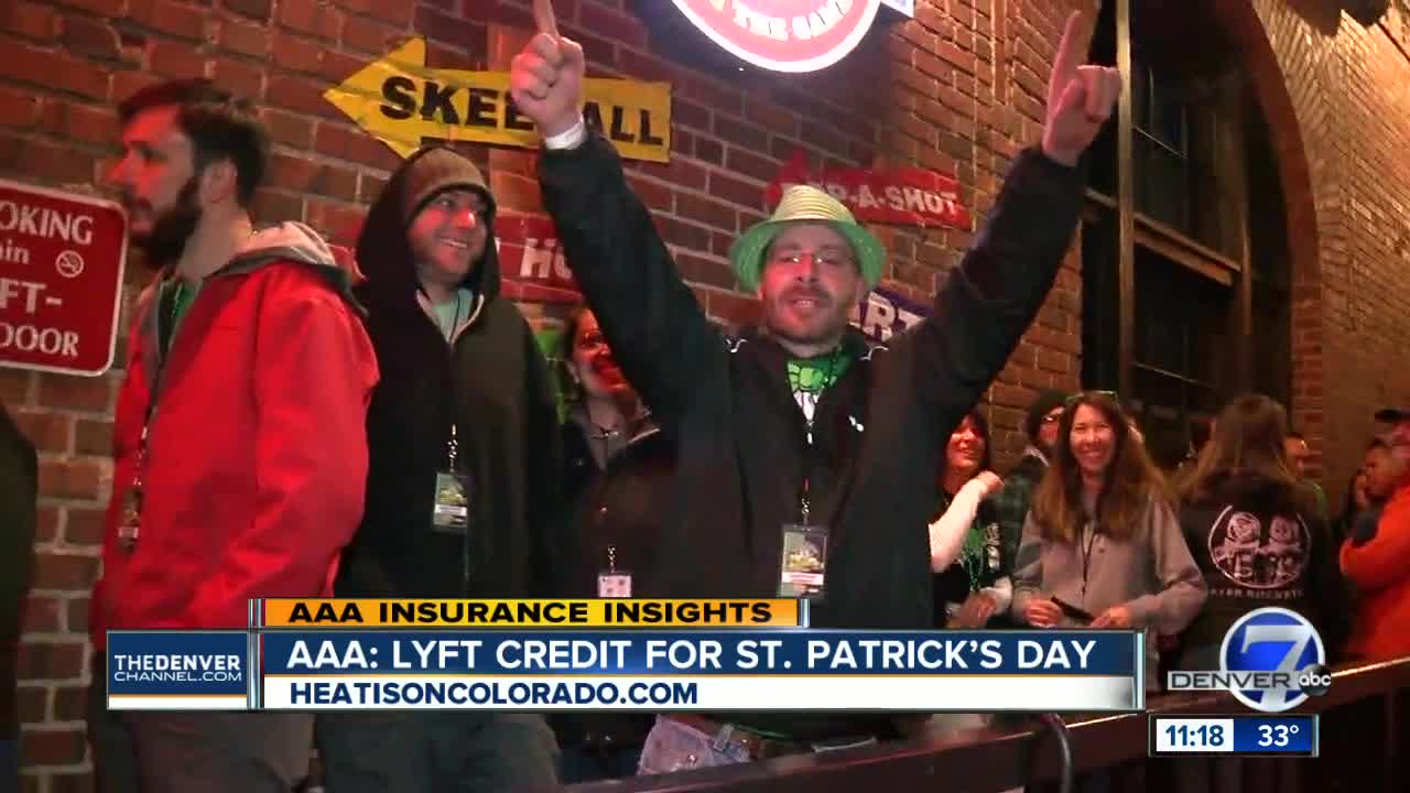 AAA: Lyft Credit for St. Patricks Day