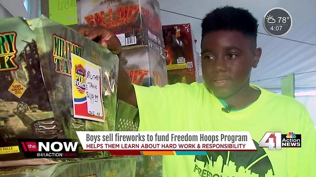 KCK boys learning work skills on Independence Day