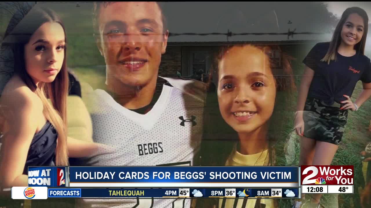 Holiday cards made for Beggs shooting victim