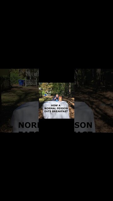 How a Stunt Man Eats Breakfast