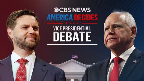 Vice-Presidential Debate JD Vance and Tim Walz 9 pm EDT - 10/1/24