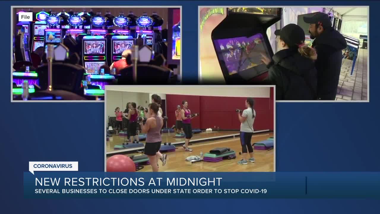 New COVID restrictions in effect at midnight