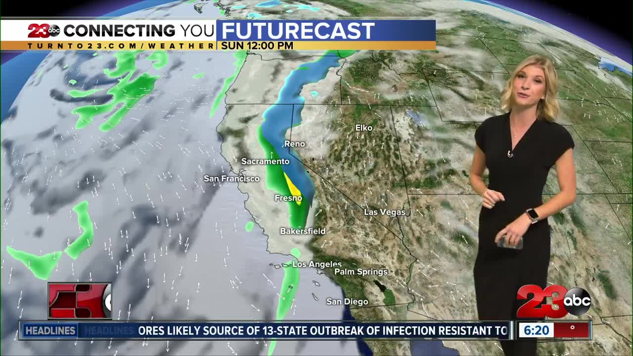 Dry weather persist before a storm arrives to begin next week