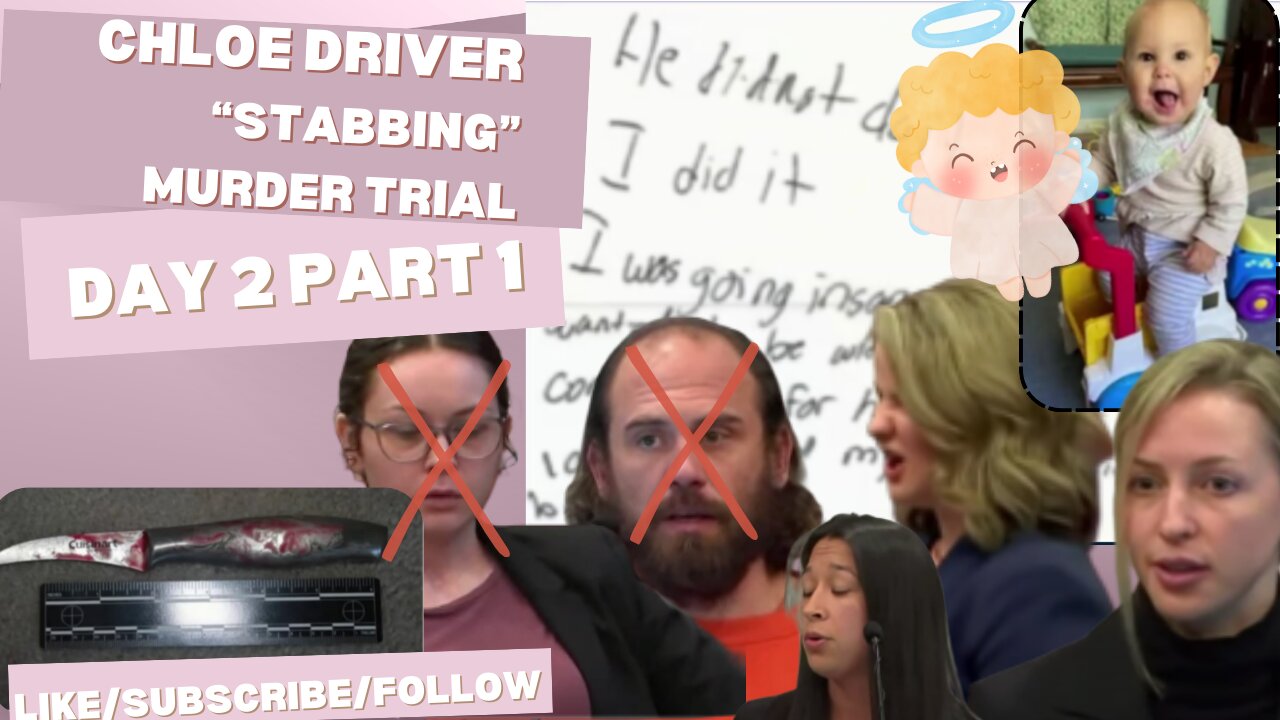 "CULT ?? Polygamist-Chloe Driver “STABBING” Murder Trial Day 2 Part 1