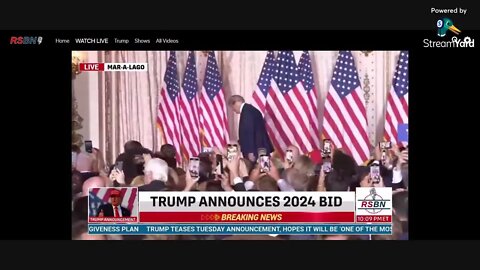 President Trump's Announcement!