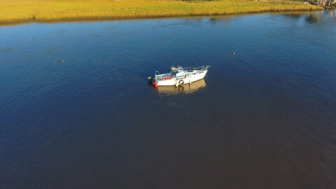 Blasian Babies DaDa & Brother Fly Skydio 2+ Drone Over Boats & Marsh On The Intra Coastal Waterway!