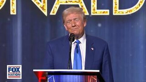 President Trump at the Fox Nation Patriot Awards