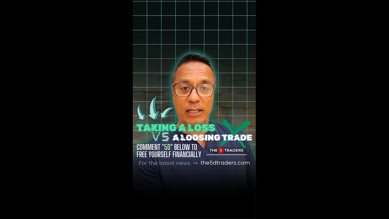 Taking a LOSS versus a LOOSING Trade