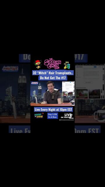 Hair Transplant Gone Wrong: Just Say NO to the Mitch Thursday Special