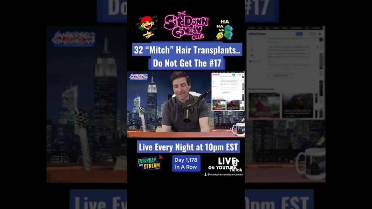 Hair Transplant Gone Wrong: Just Say NO to the Mitch Thursday Special