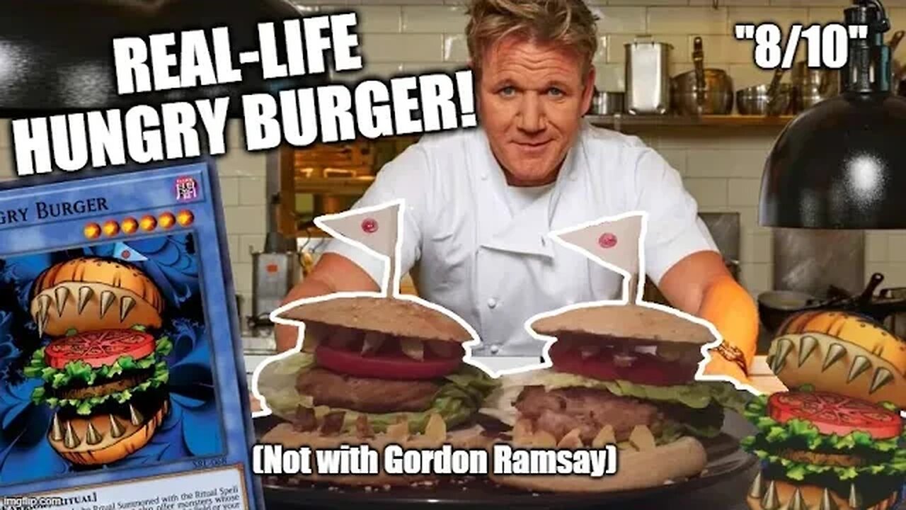 Making HUNGRY BURGER in REAL LIFE! / YuGiOh-Cooking