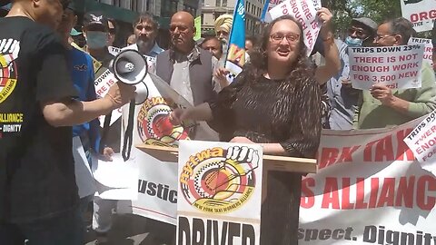 @NYTWA NYTWA MEMBER PROTEST 5/11/23. Stop @nyctaxi. Protect Our jobs